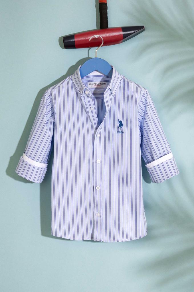 Mavi Gömlek Uzunkol