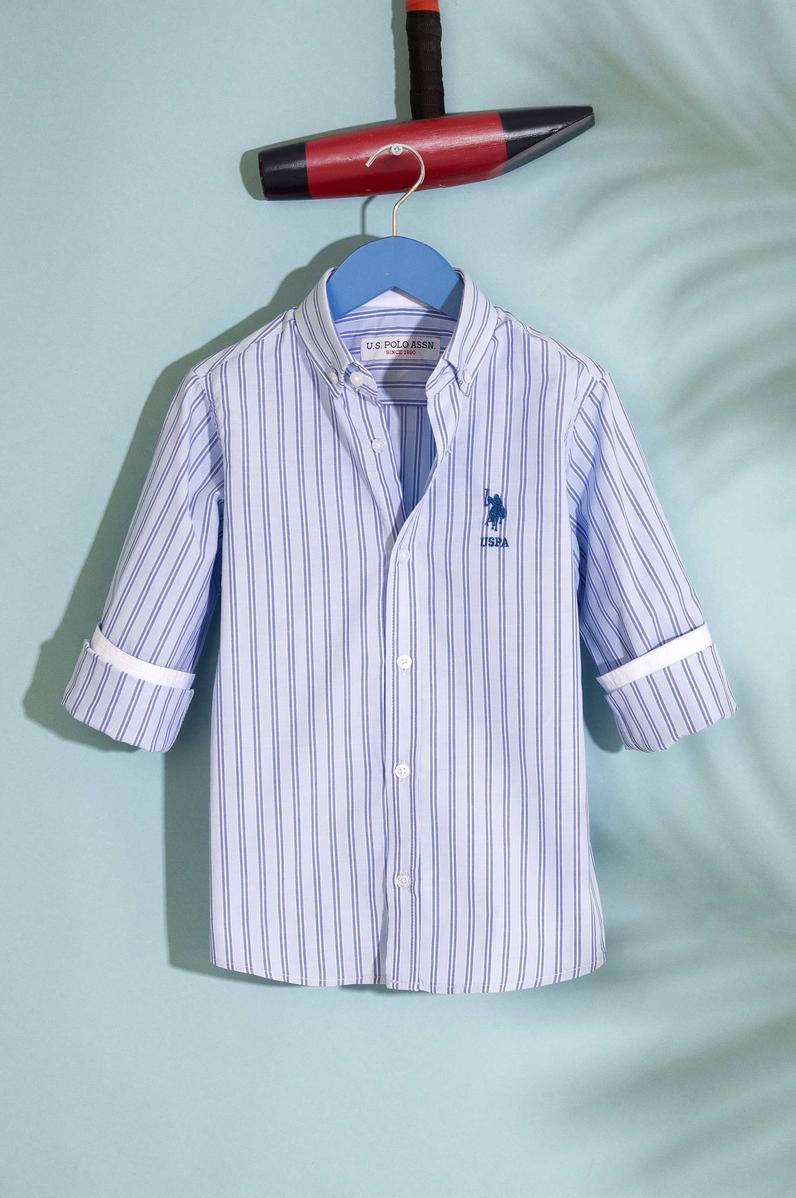 Mavi Gömlek Uzunkol