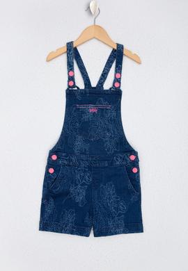 Kız Çocuk Mavi Denim Bermuda - 50220338007