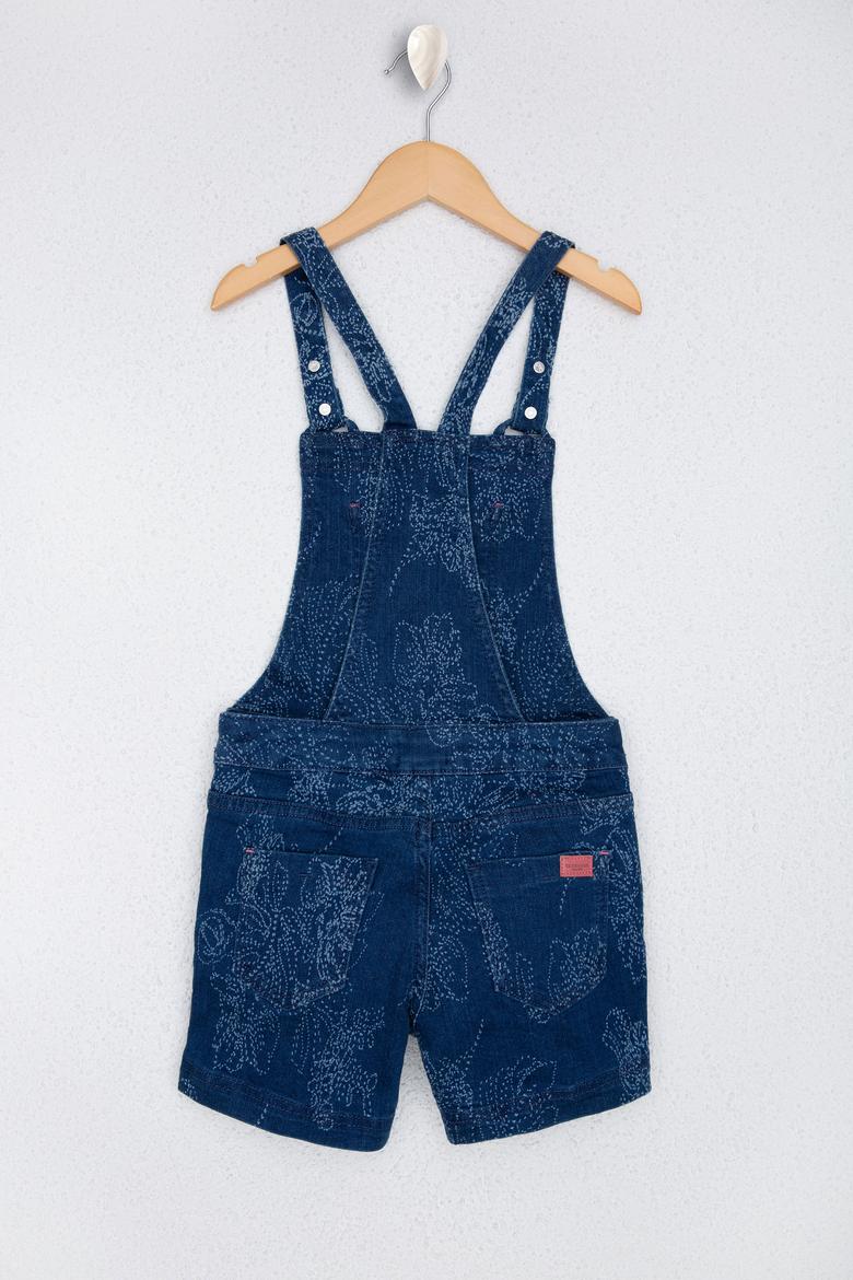 Kız Çocuk Mavi Denim Bermuda - 50220338007