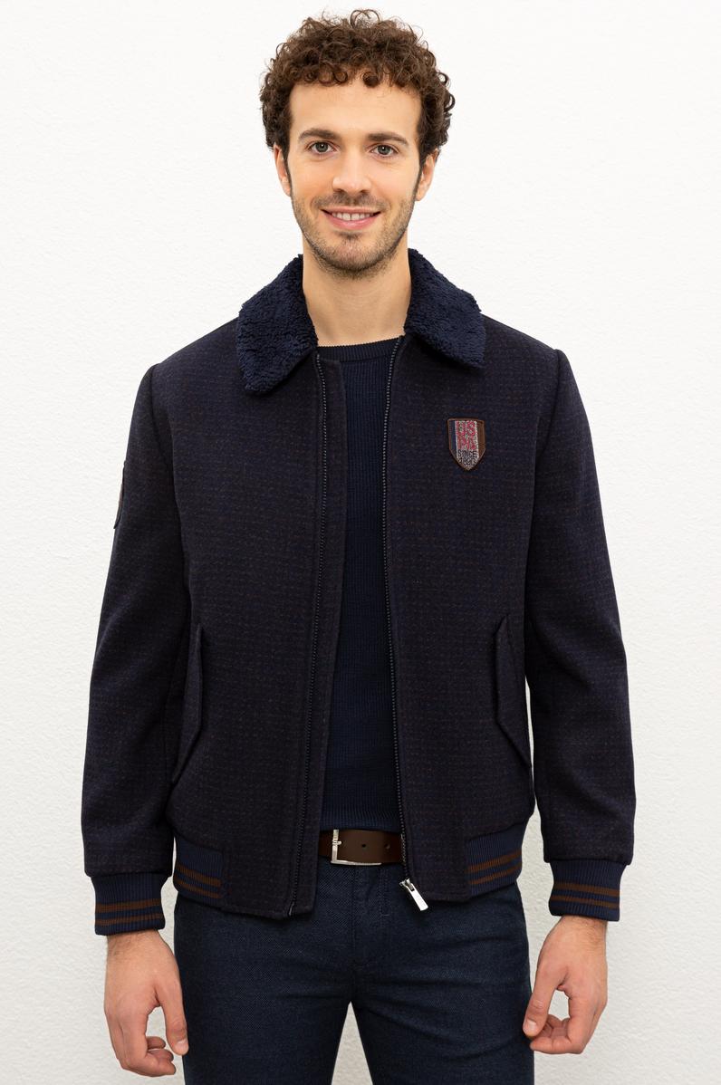 Erkek Lacivert Kaban Kaşe