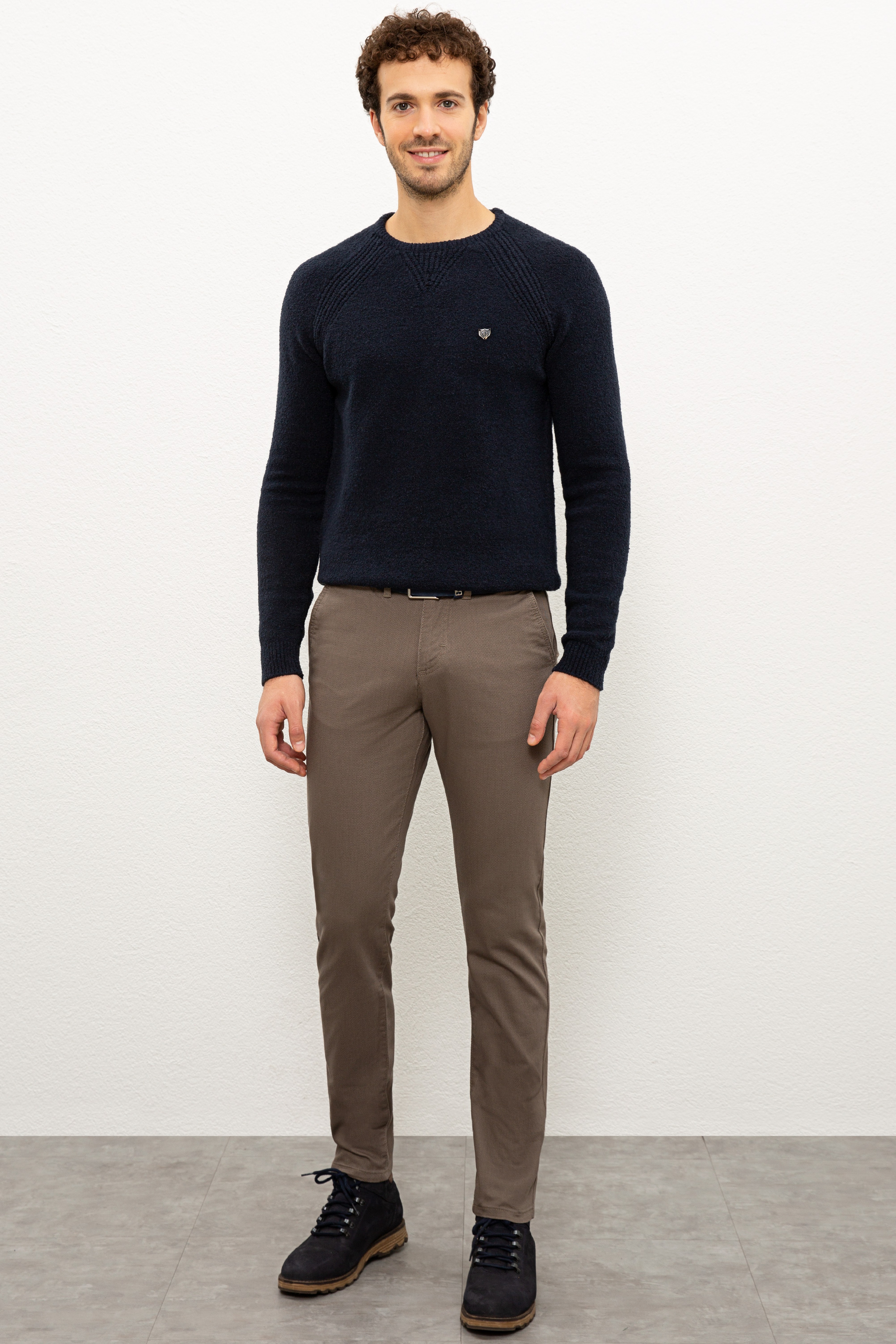 Erkek Kahverengi Chinos - Image 1