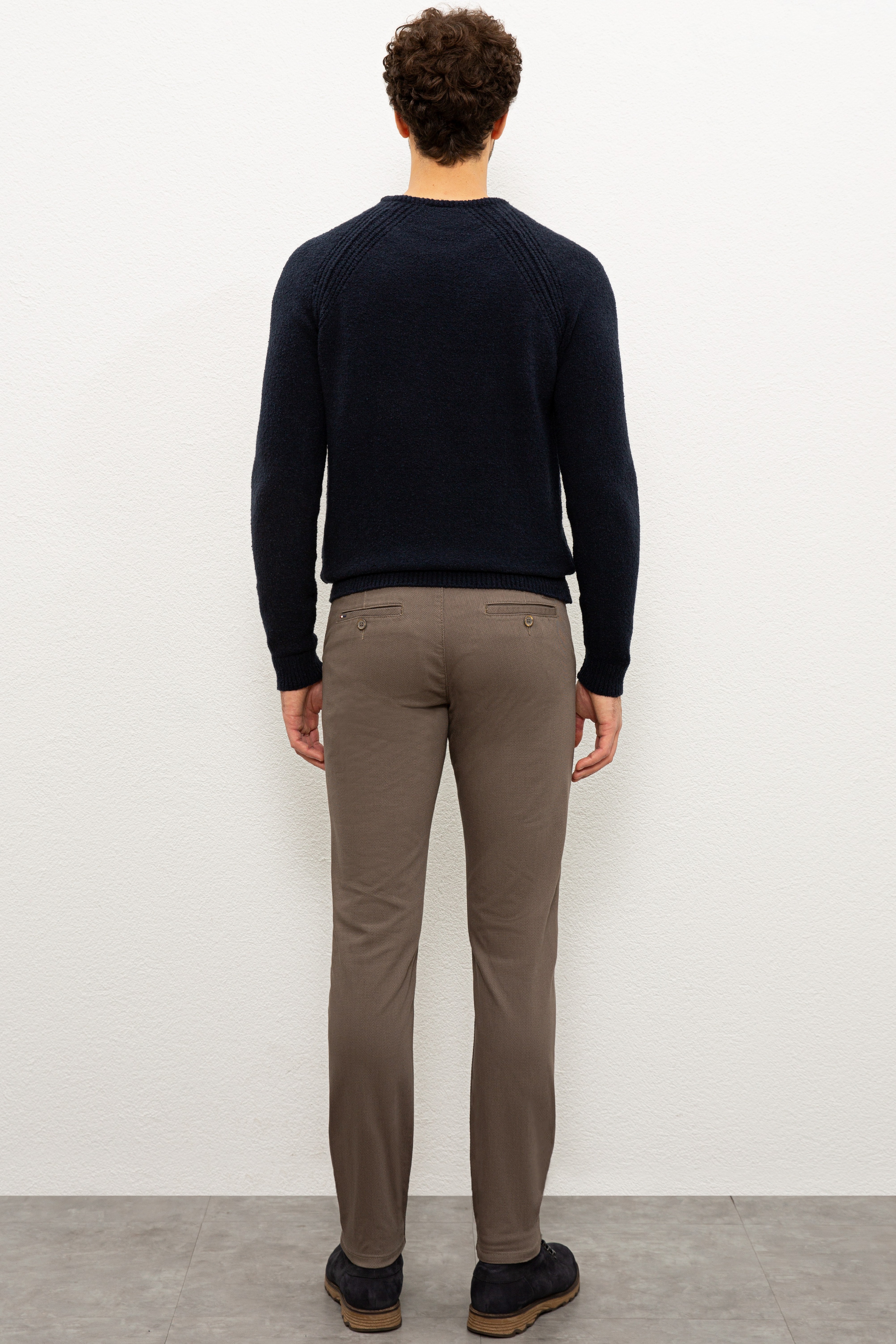 Erkek Kahverengi Chinos - Image 3