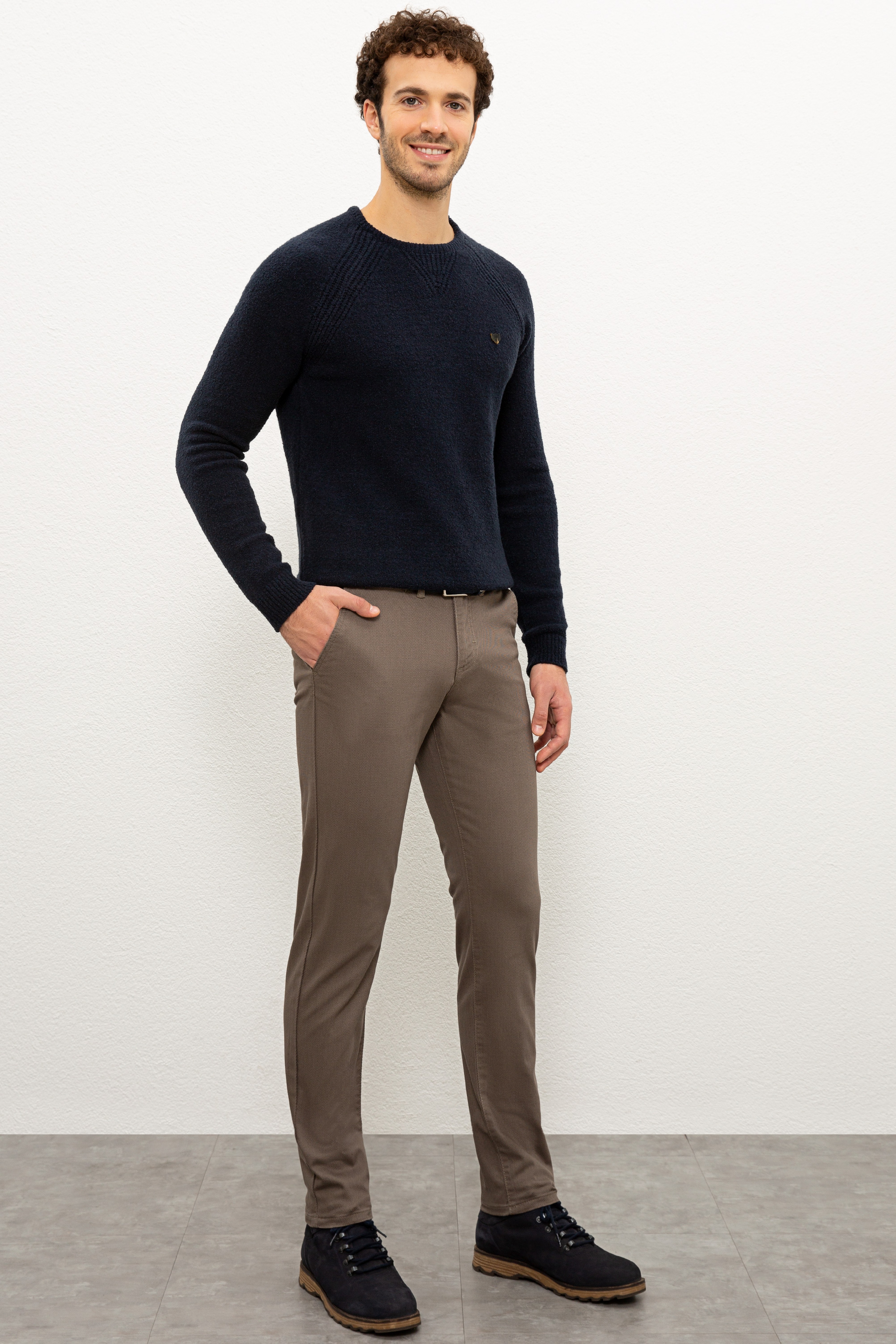 Erkek Kahverengi Chinos - Image 2