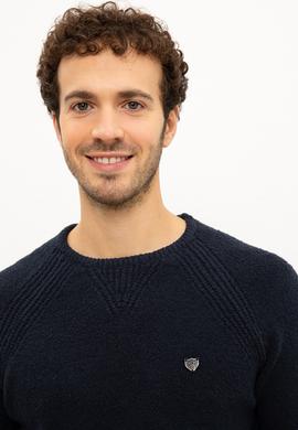 Erkek Lacivert Kazak - 50228353004