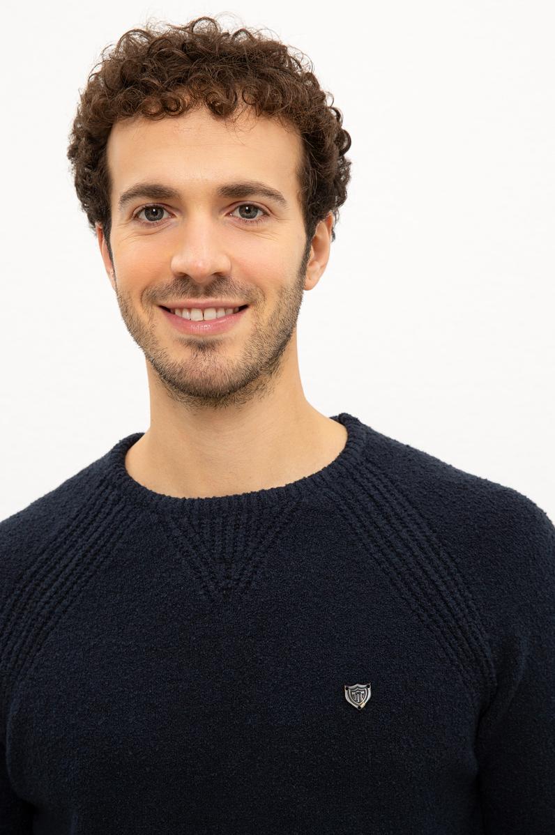 Erkek Lacivert Kazak