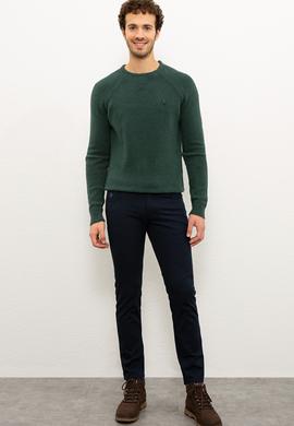 Erkek Koyu Yeşil Kazak - 50228353014