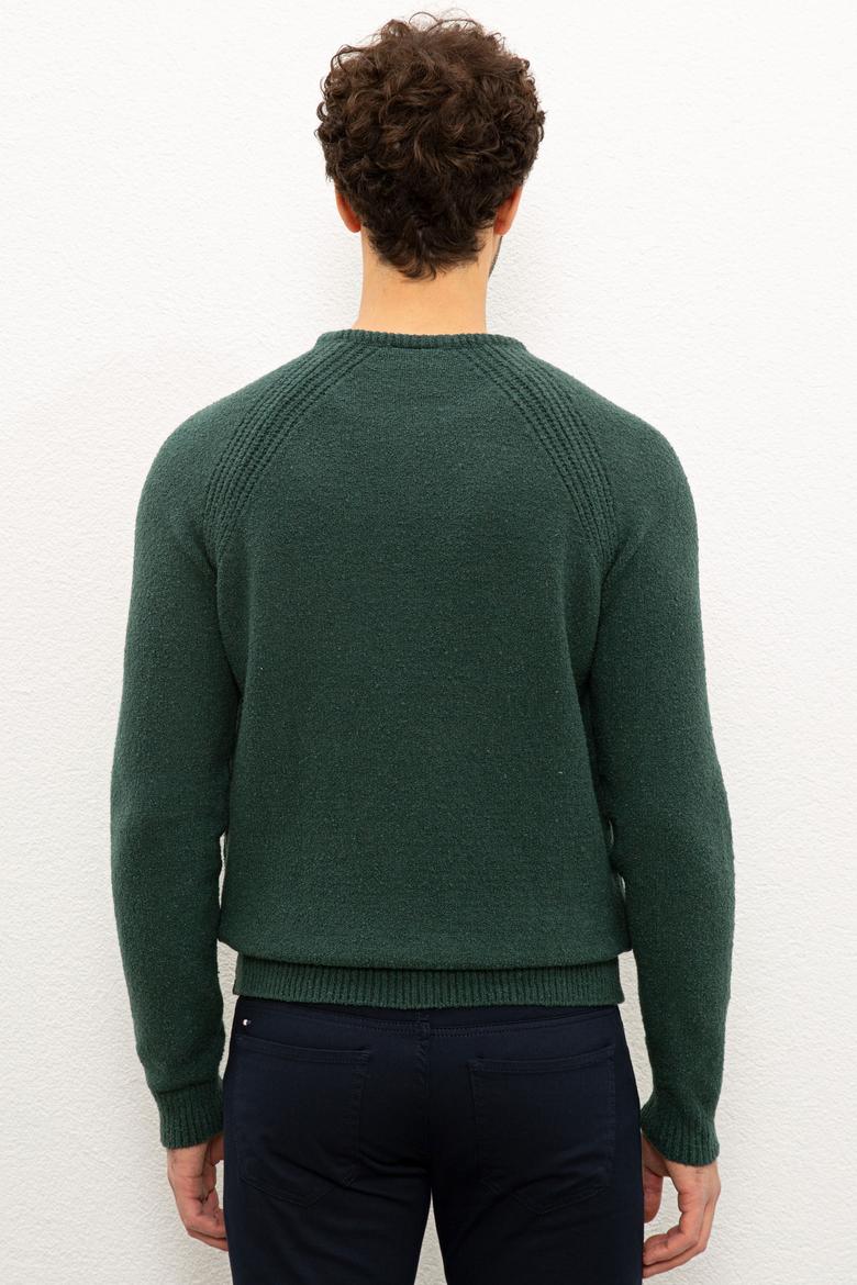 Erkek Koyu Yeşil Kazak - 50228353014