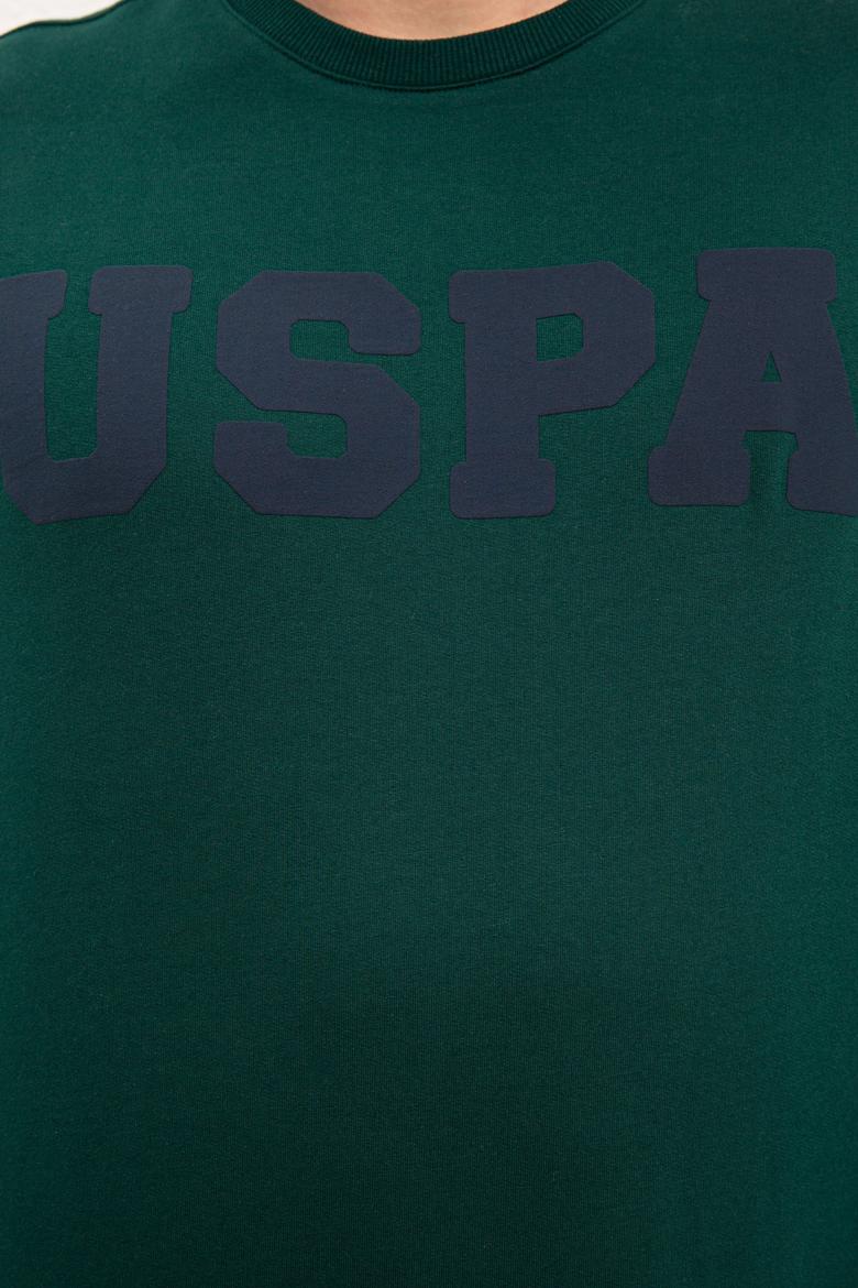 Erkek Koyu Yeşil Basic Sweatshirt - 50225478027