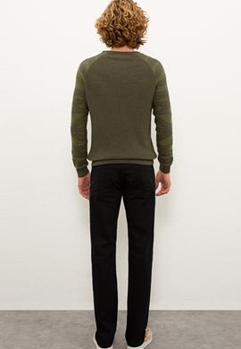 Erkek Siyah Denim Pantolon - 50231959007