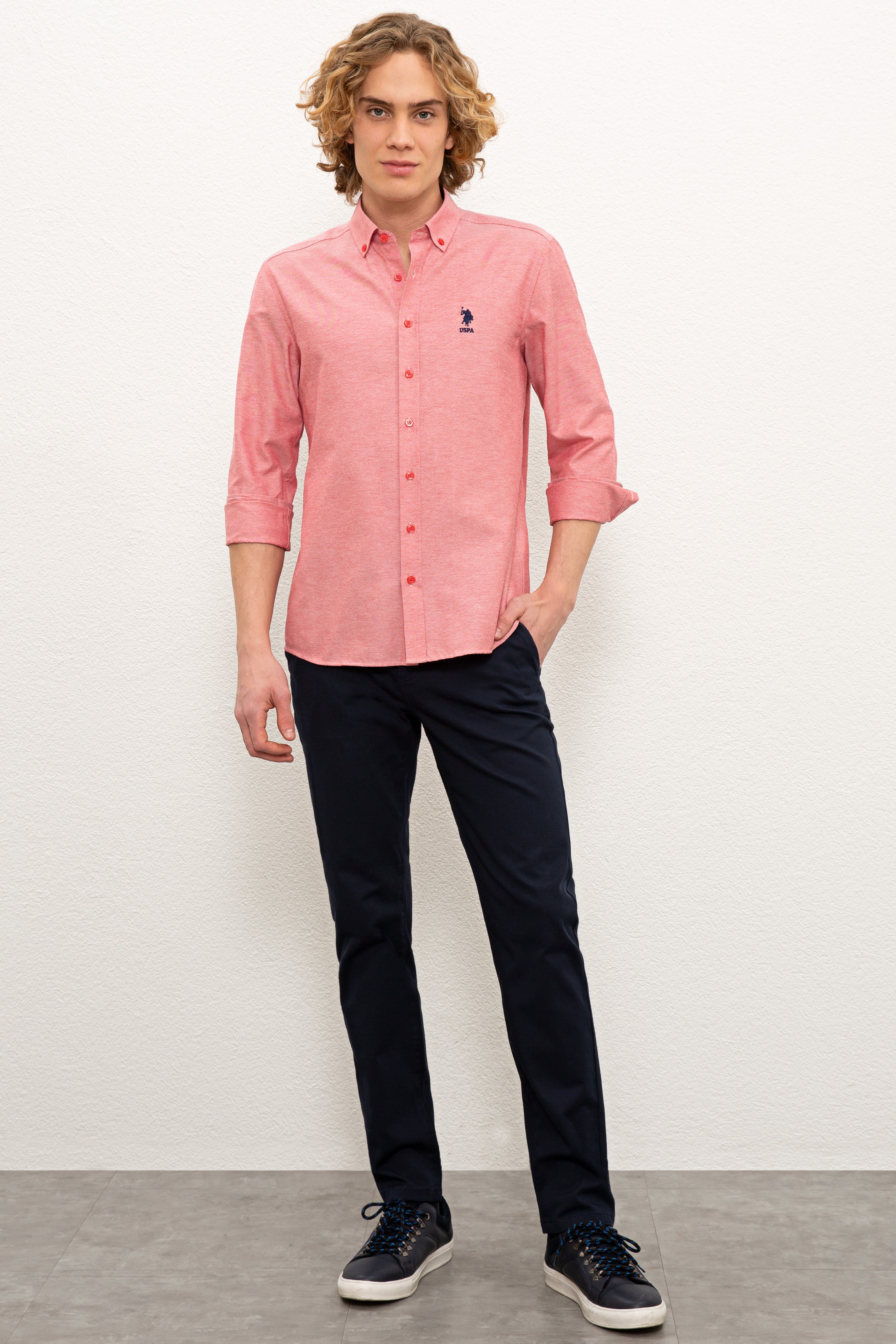 Erkek Lacivert Chinos - Image 1
