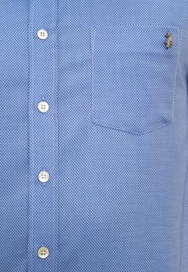 Erkek Saks Uzun Kollu Gömlek - 50234730019