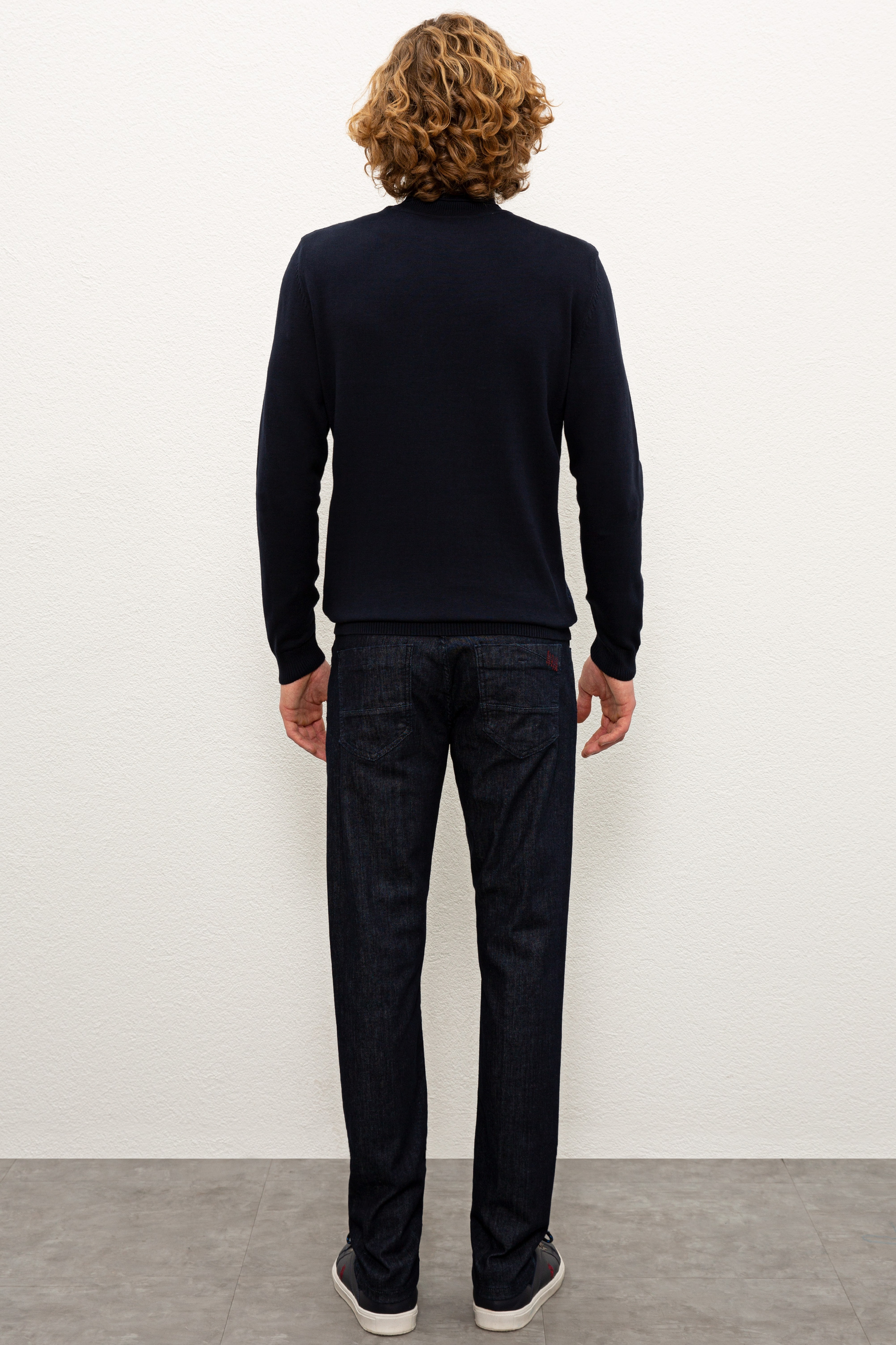 Lacivert Denim Pantolon