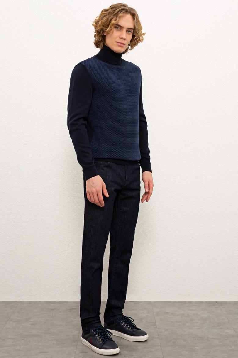 Lacivert Denim Pantolon - 50208856004