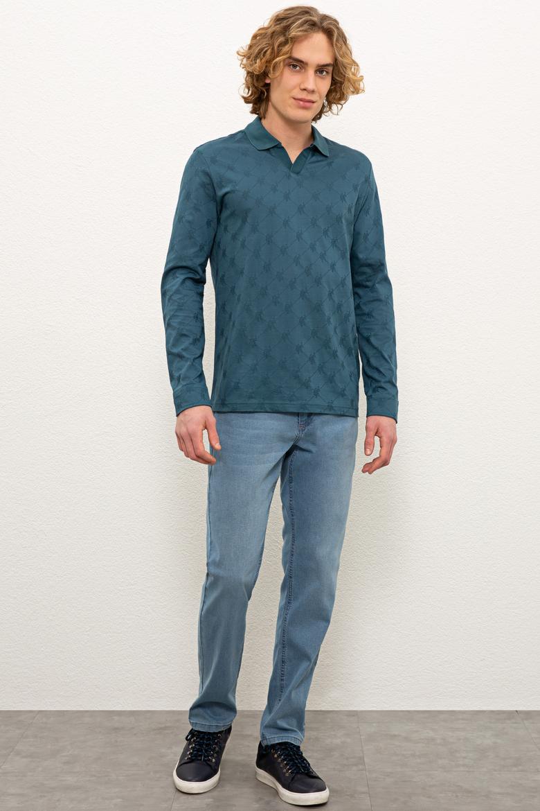 Erkek Petrol Sweatshirt - 50237798011