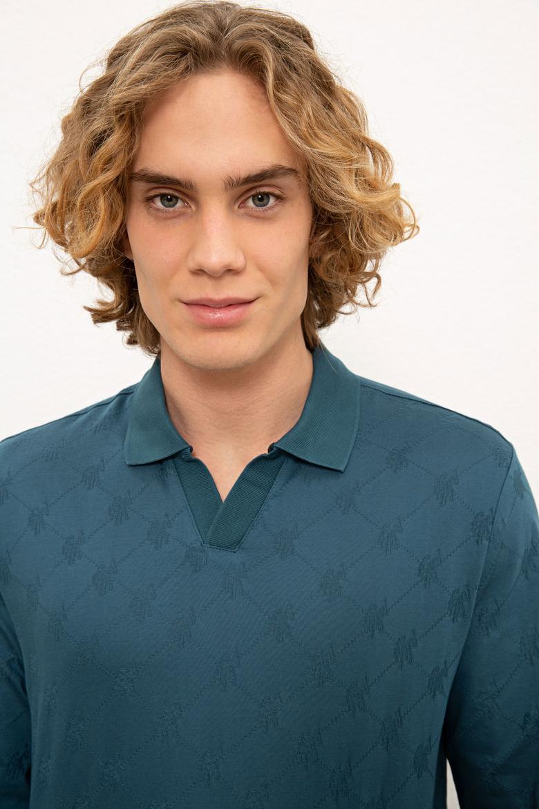 Erkek Petrol Sweatshirt - 50237798011