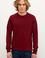 Erkek Bordo Basic Sweatshirt