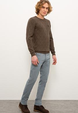 Erkek Mavi Denim Pantolon - 50232018025