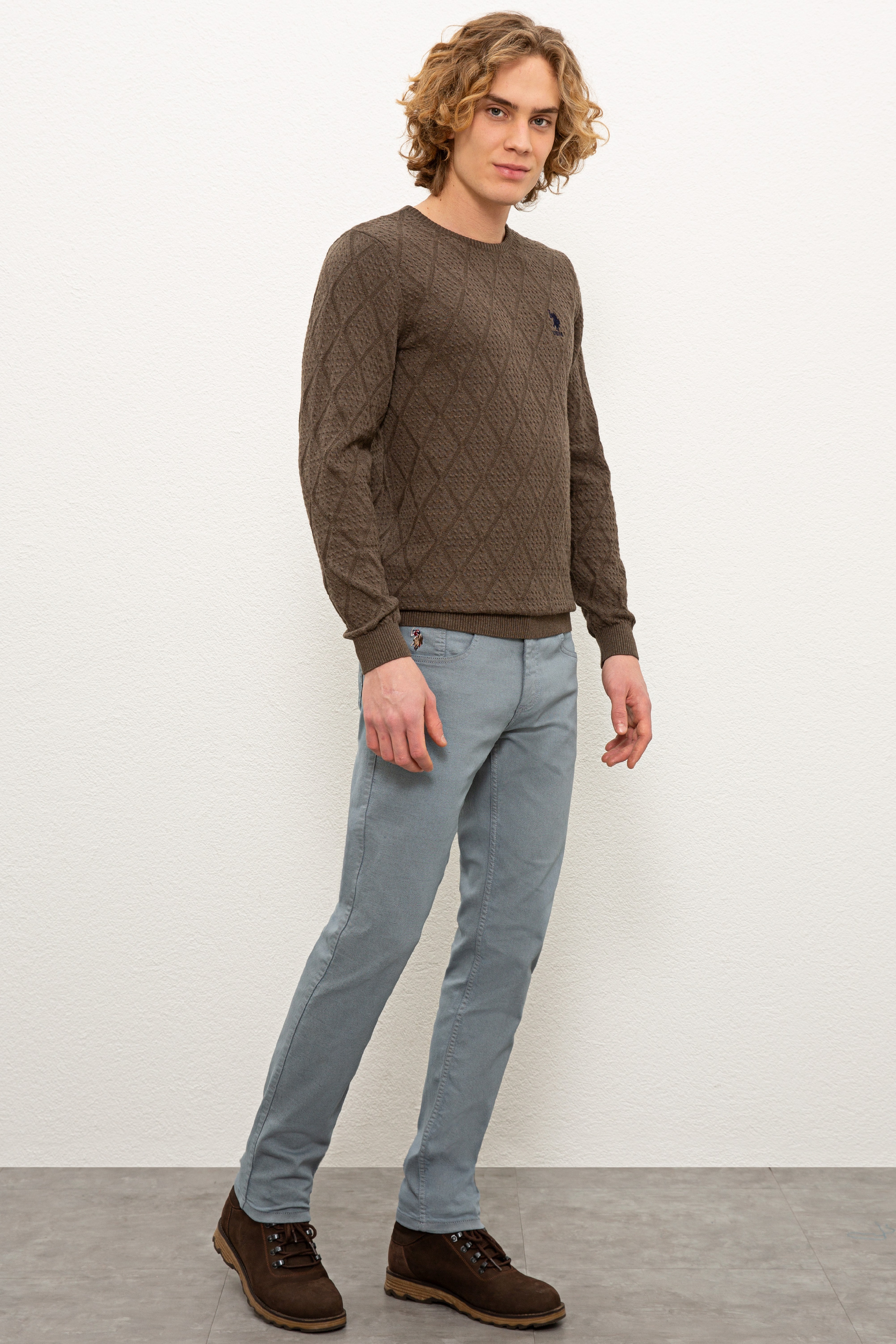 Erkek Mavi Denim Pantolon - Image 2