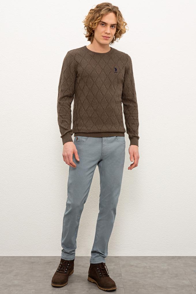 Erkek Mavi Denim Pantolon