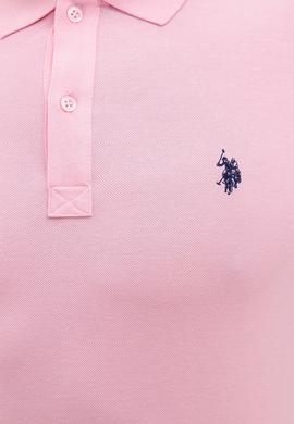 Erkek Açık Pembe Basic Tişört - 50217612358