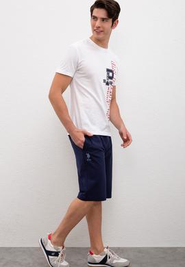 Erkek Lacivert Örme Şort - 50218871006