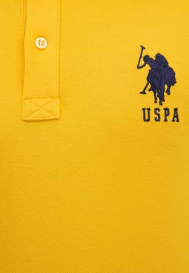 Erkek Koyu Sarı Polo Yaka Basic T-Shirt - 50222031004