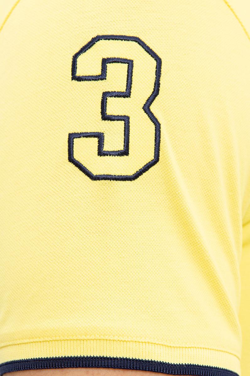 Erkek Sarı Polo Yaka Basic T-Shirt