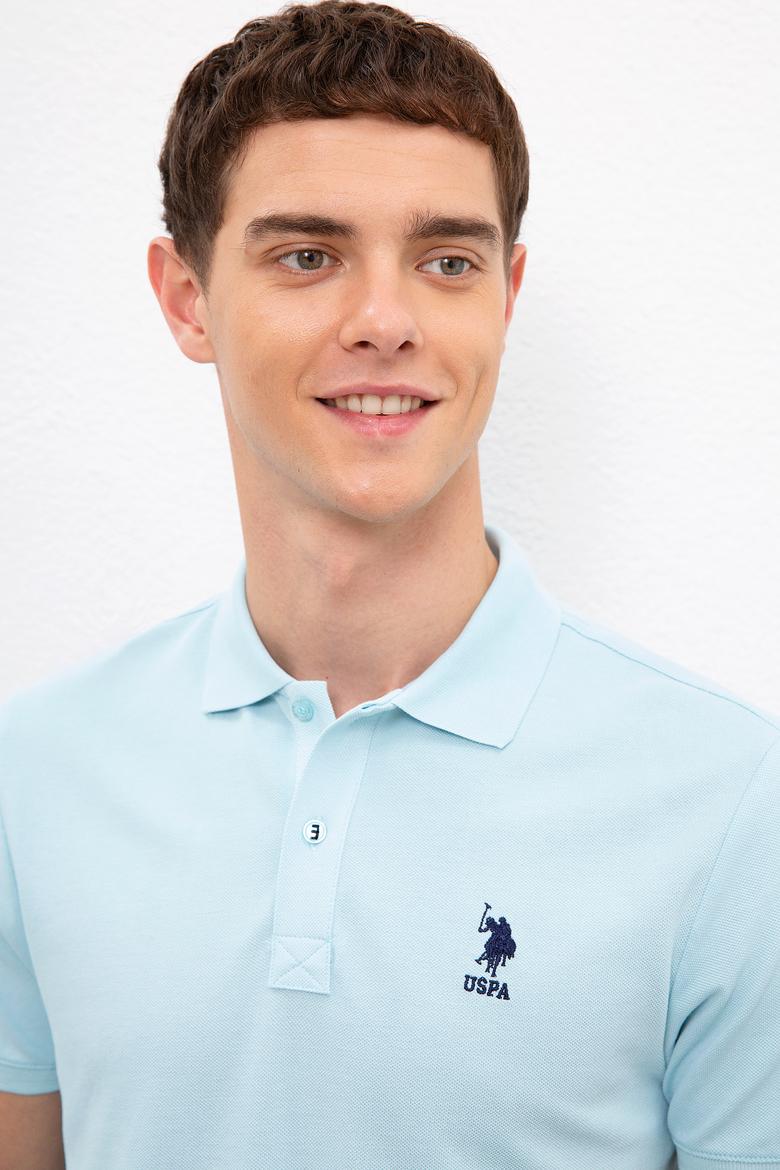 Erkek Açık Mavi Basic Tişört - 50222632008