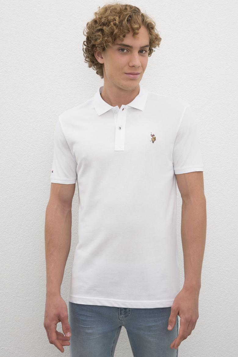 Erkek Beyaz Basic Tişört