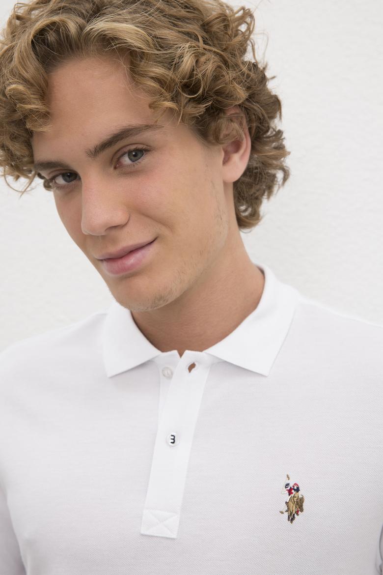 Erkek Beyaz Basic Tişört - 50224066029