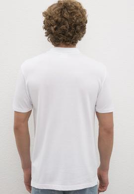 Erkek Beyaz Basic Tişört - 50224066029