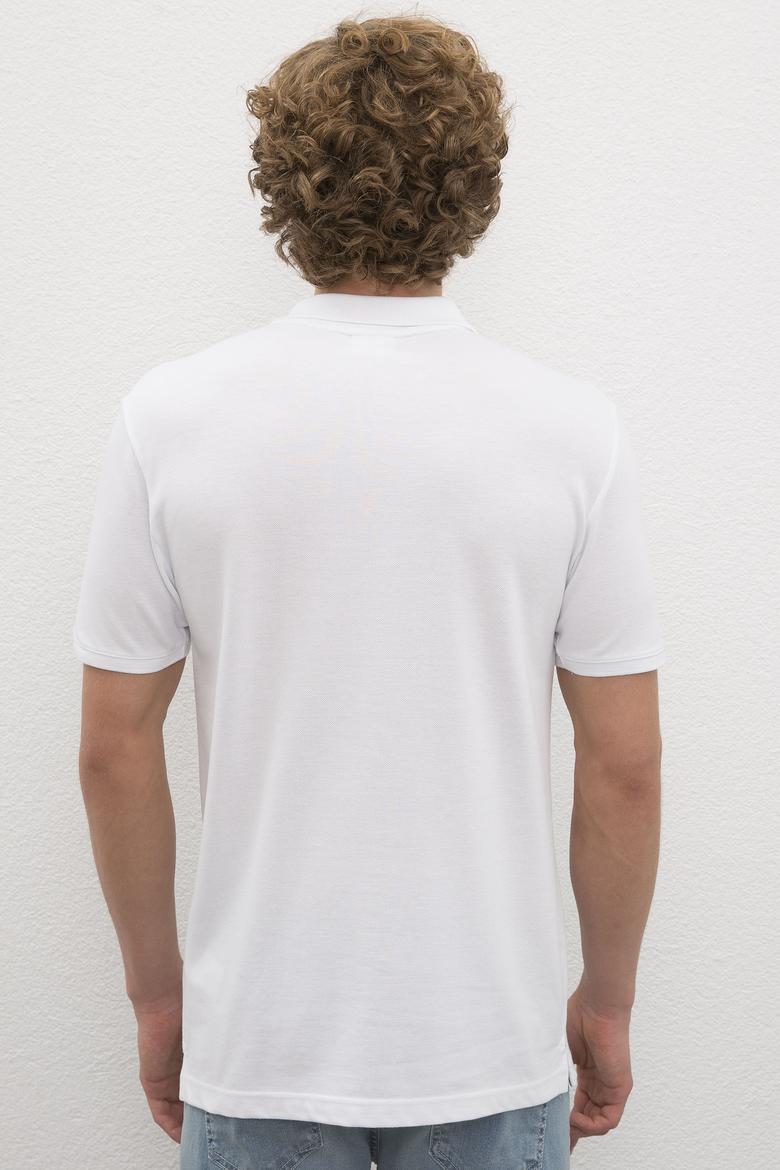 Erkek Beyaz Basic Tişört - 50224066029