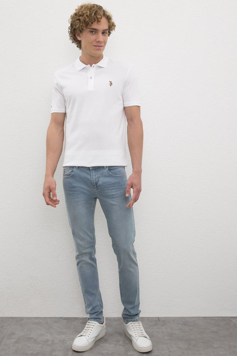 Erkek Beyaz Basic Tişört - 50224066029