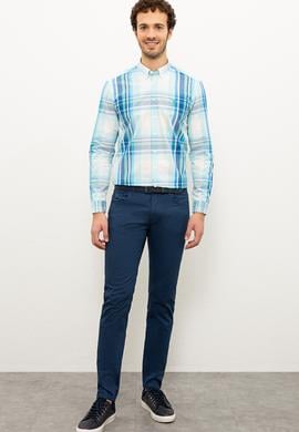 Erkek Mavi Gömlek Uzunkol - 50218775003