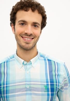 Erkek Mavi Gömlek Uzunkol - 50218775003