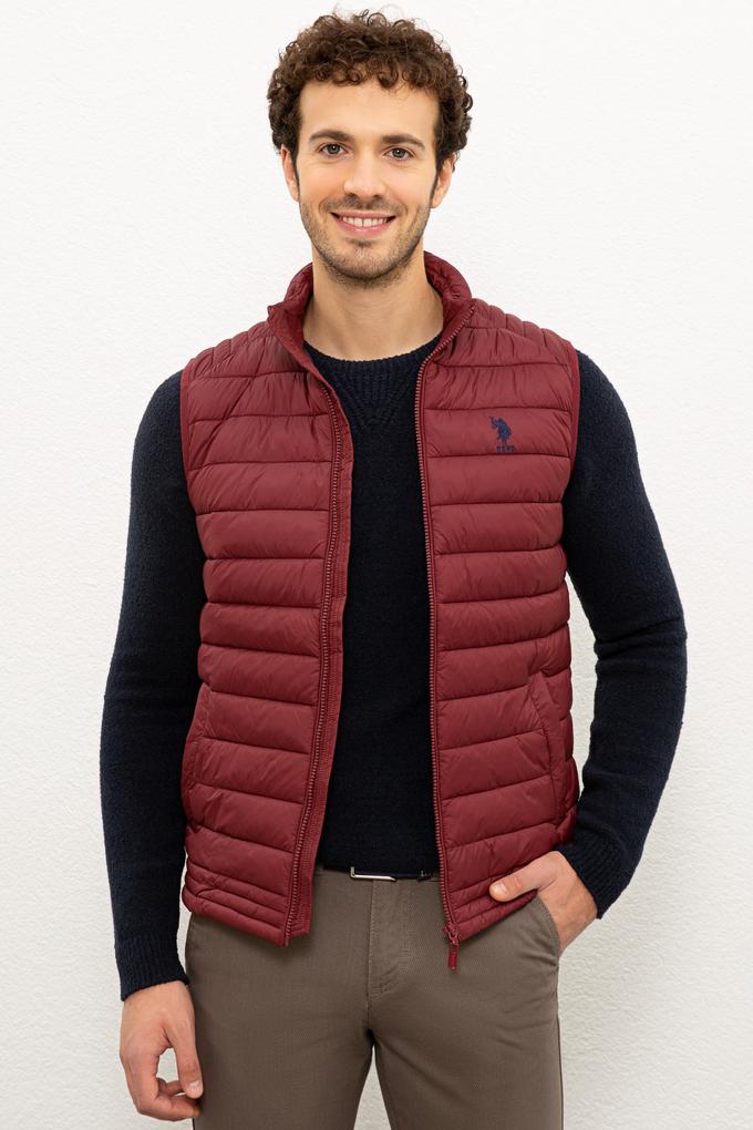Erkek Bordo Yelek