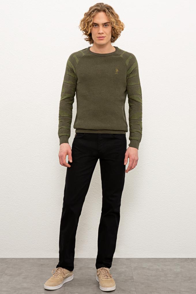 Erkek Siyah Denim Pantolon