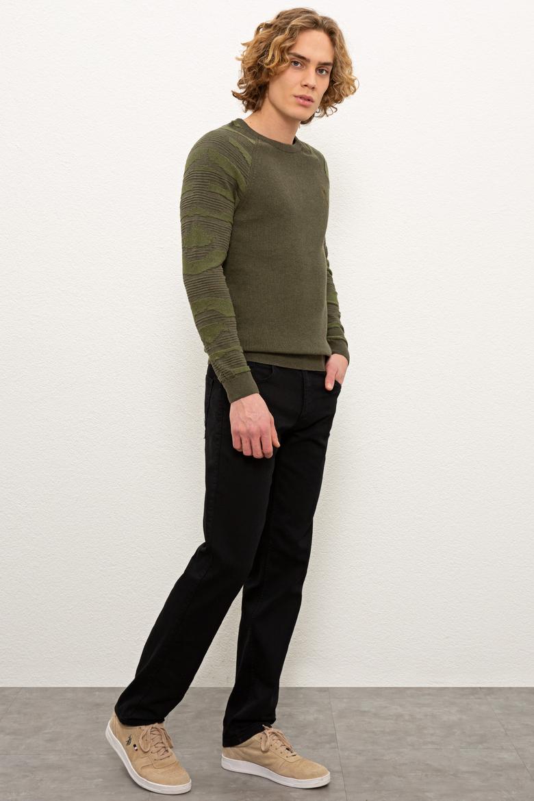 Erkek Siyah Denim Pantolon - 50231959007