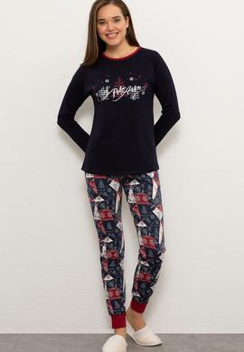 Kadın Lacivert Pijama - 50236079001