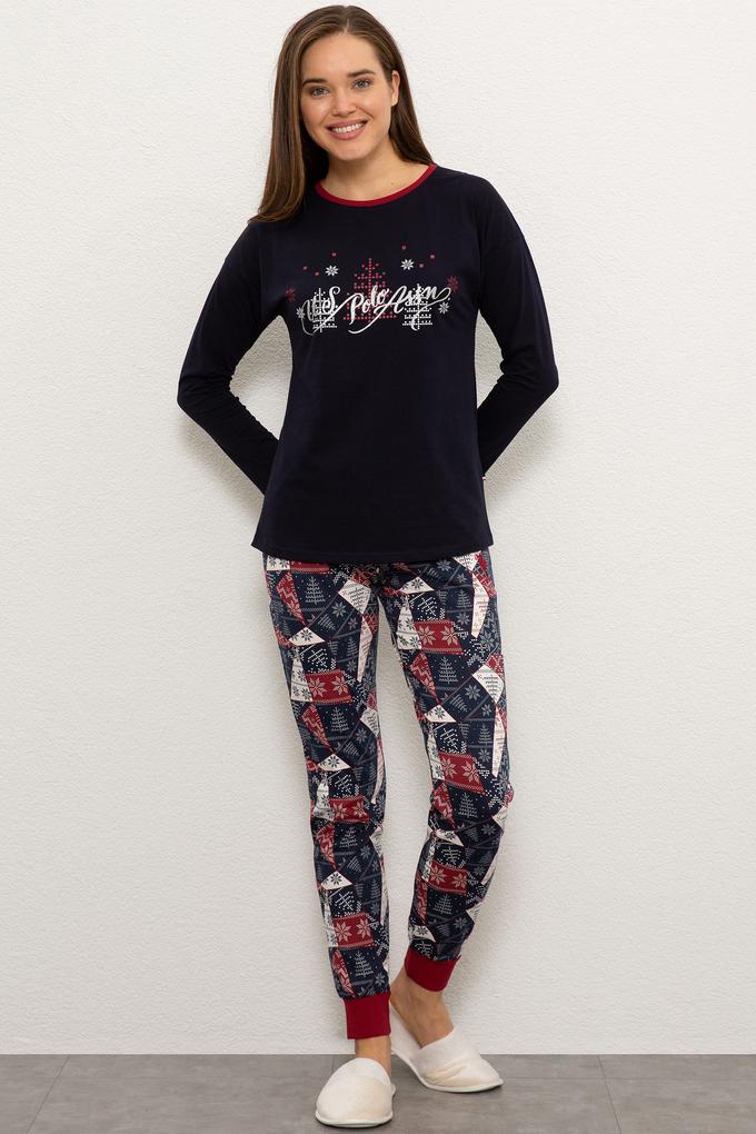 Kadın Lacivert Pijama