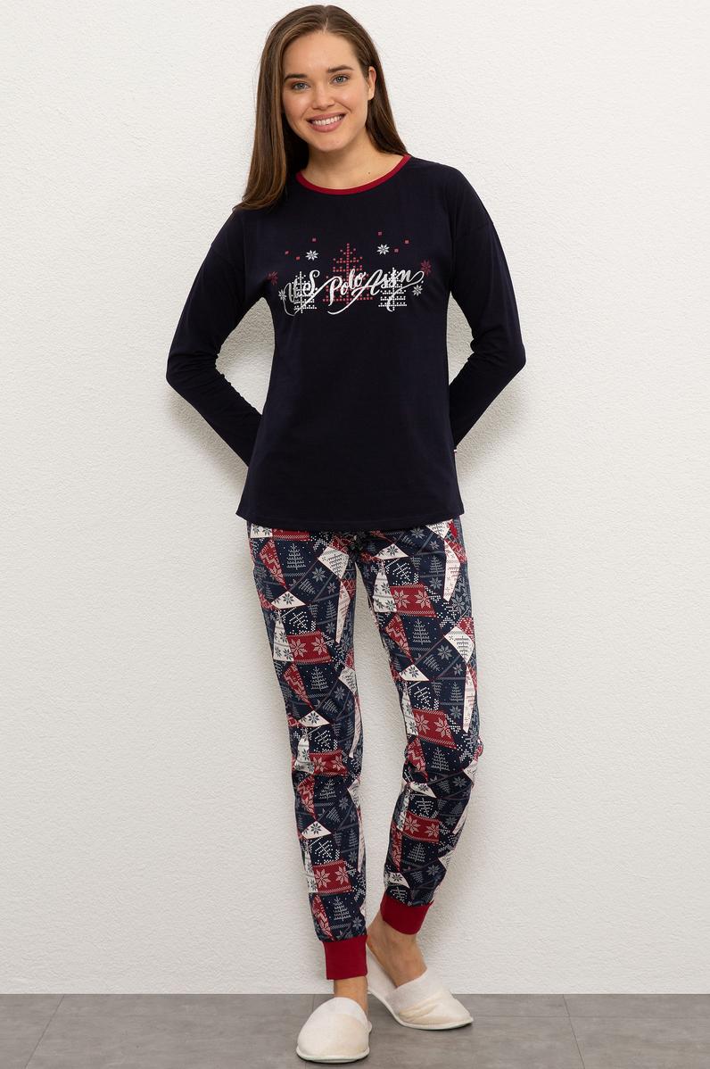 Kadın Lacivert Pijama