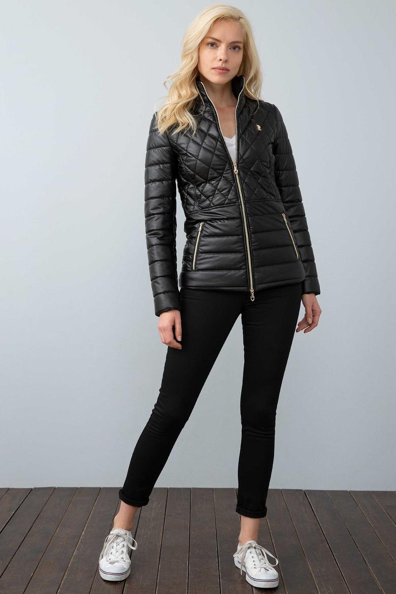 Kadın Siyah Derı Mont Kaban - 50215663003