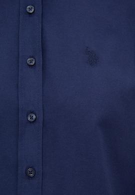Kadın Lacivert Gömlek Uzunkol Basic - 50237226029