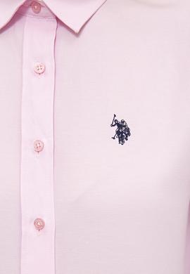 Kadın Pembe Gömlek Uzunkol Basic - 50237226053