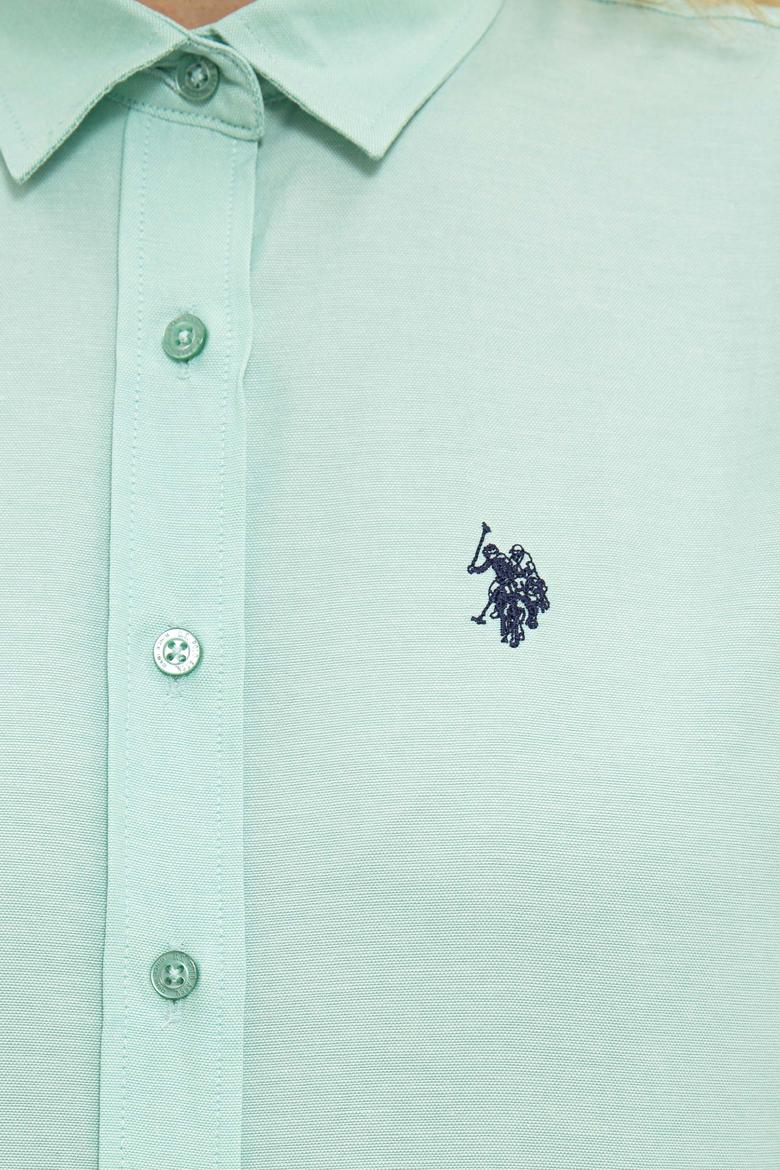 Kadın Yeşil Gömlek Uzunkol Basic - 50237226074