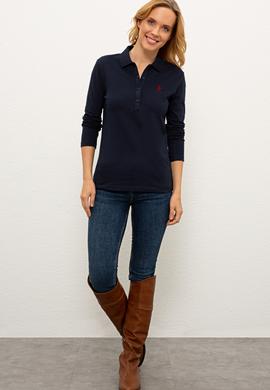 Kadın Lacivert Sweatshirt Basic - 50232091044