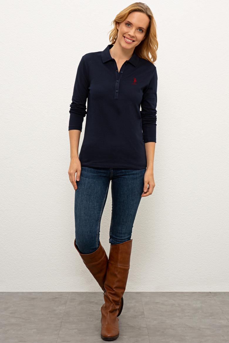 Kadın Lacivert Sweatshirt Basic - 50232091044