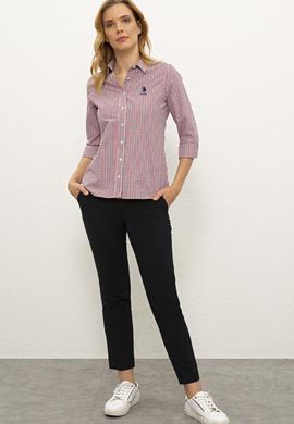 Kadın Kırmızı Gömlek Uzunkol - 50231962003