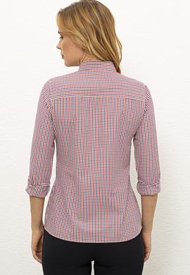 Kadın Kırmızı Gömlek Uzunkol - 50231962003